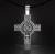 кельтский крест из серебра