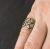 кольцо из латуни с пентаграммой