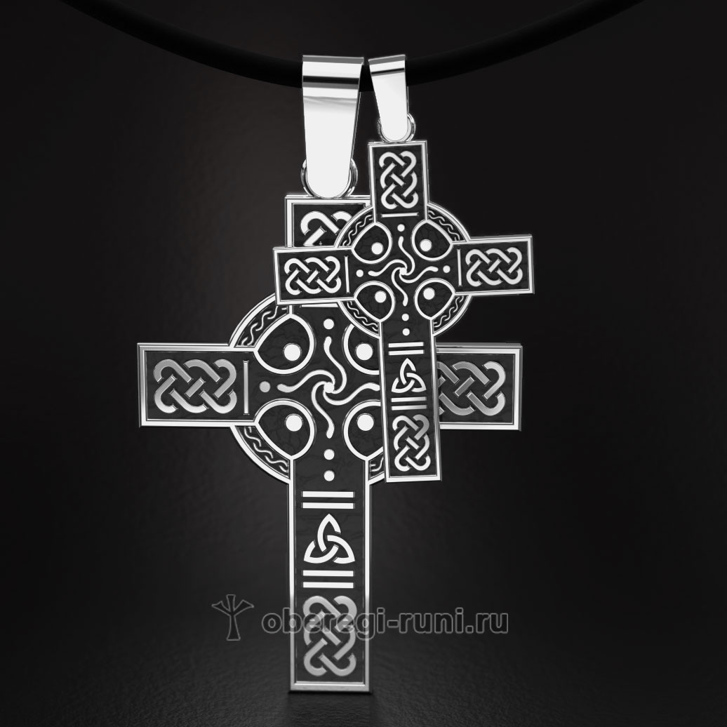 кельтский крест, серебро